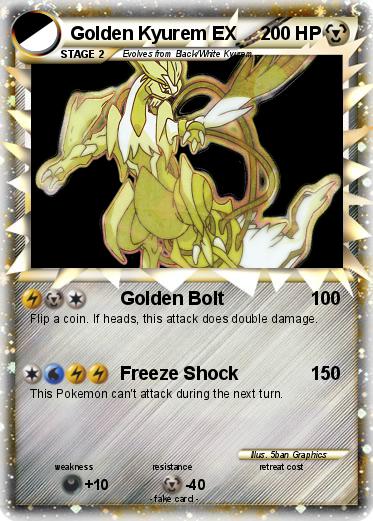 Pokemon Golden Kyurem EX