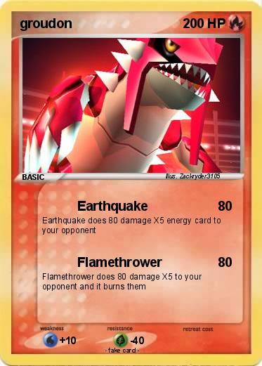 Pokemon groudon