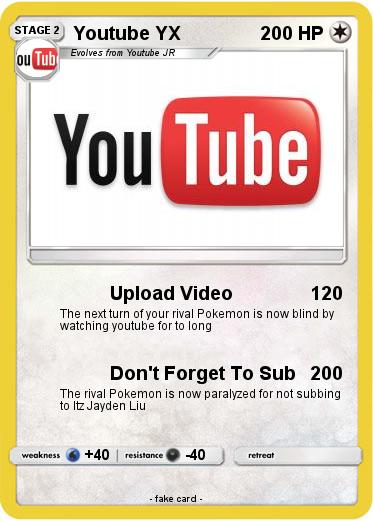 Pokemon Youtube YX