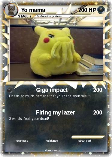 Pokemon Yo mama