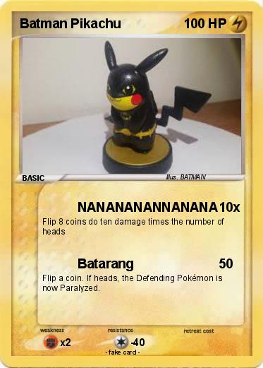 Pokemon Batman Pikachu