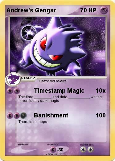 Pokemon Andrew's Gengar