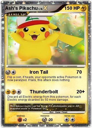Pokemon Ash's Pikachu