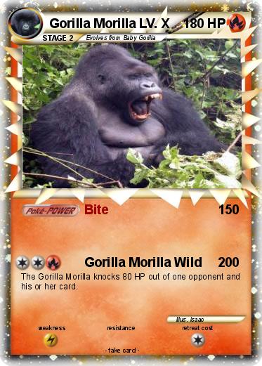 Pokemon Gorilla Morilla LV. X