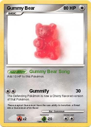 Pokemon Gummy Bear