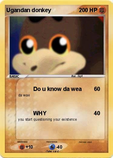 Pokemon Ugandan donkey