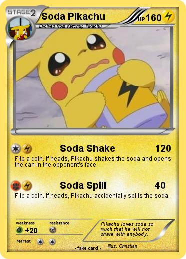 Pokemon Soda Pikachu