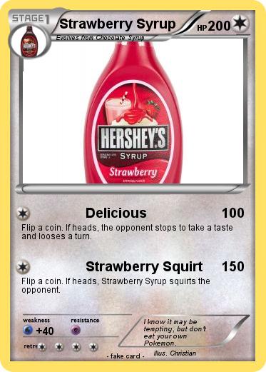 Pokemon Strawberry Syrup