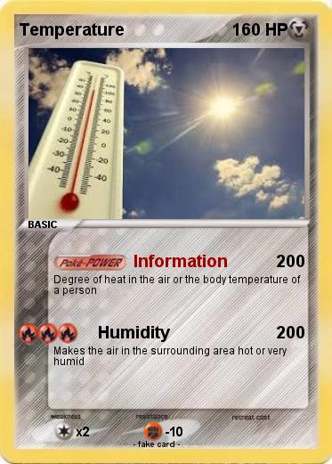 Pokemon Temperature