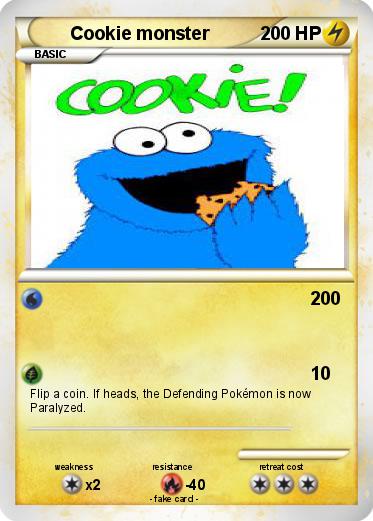 Pokemon Cookie monster