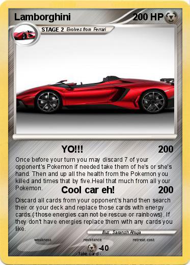 Pokemon Lamborghini