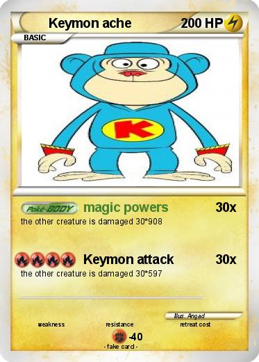 Pokemon Keymon ache