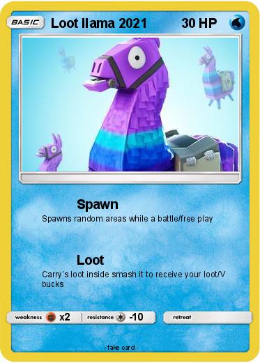 Pokemon Loot llama 2021