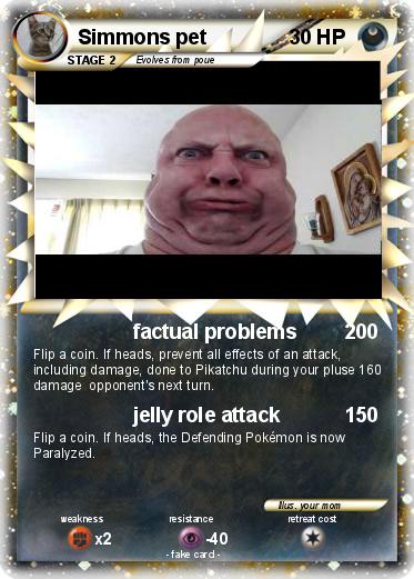 Pokemon Simmons pet