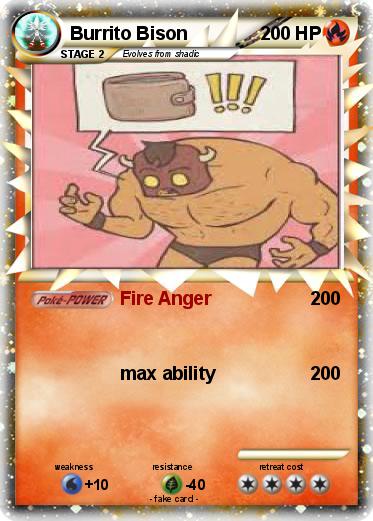 Pokemon Burrito Bison