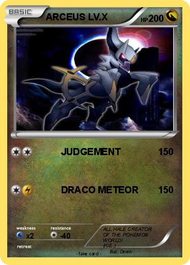 Pokemon ARCEUS LV.X