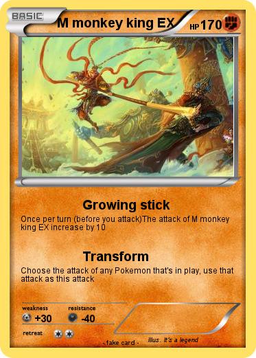 Pokemon M monkey king EX