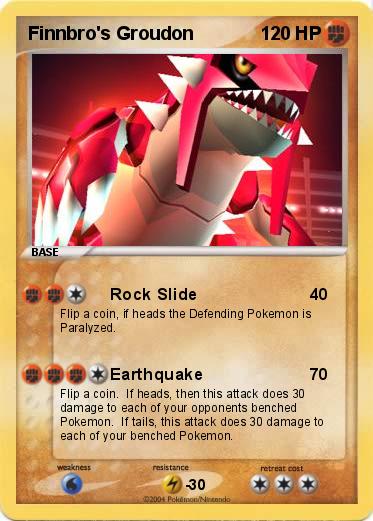 Pokemon Finnbro's Groudon