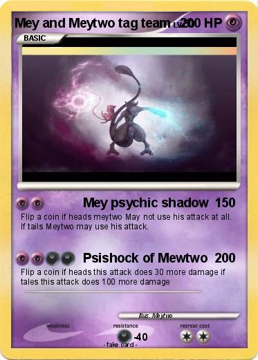 Pokemon Mey and Meytwo tag team