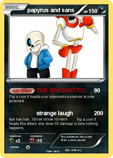 Pokemon papyrus and sans