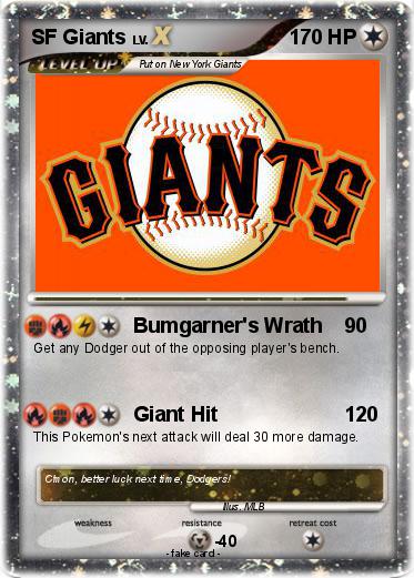 Pokemon SF Giants