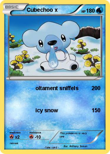 Pokemon Cubechoo x
