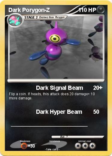Pokemon Dark Porygon-Z