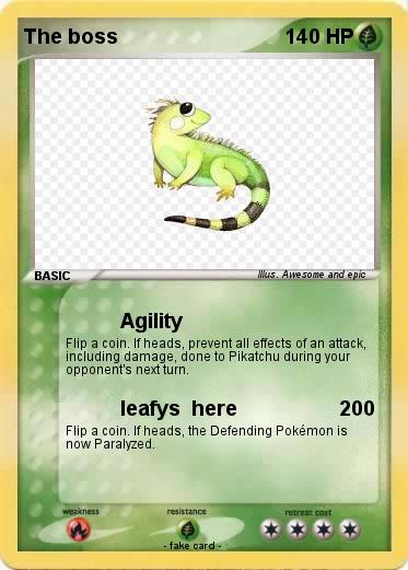 Pokemon The boss