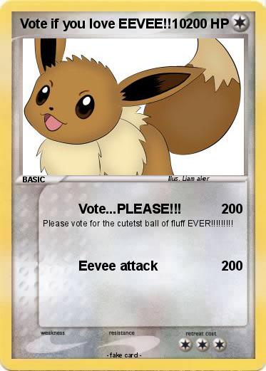Pokemon Vote if you love EEVEE!!10