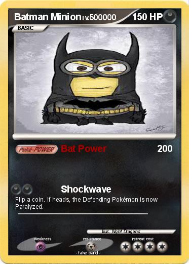 Pokemon Batman Minion