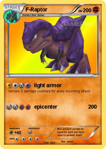 Pokemon F-Raptor