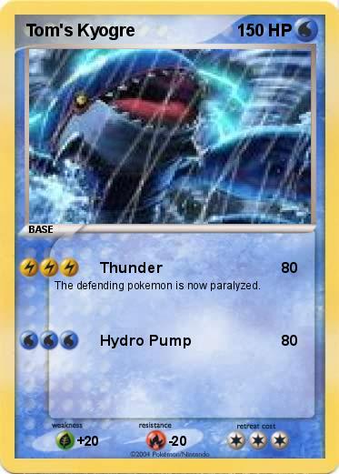 Pokemon Tom's Kyogre