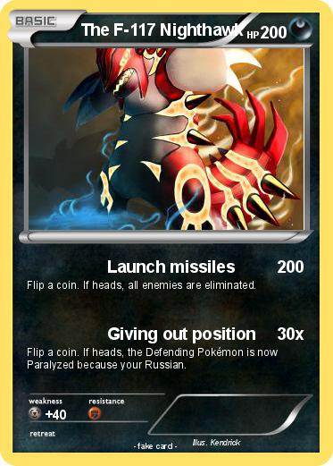 Pokemon The F-117 Nighthawk