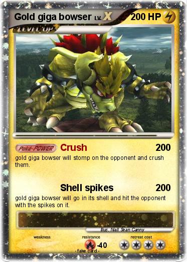 Pokemon Gold giga bowser