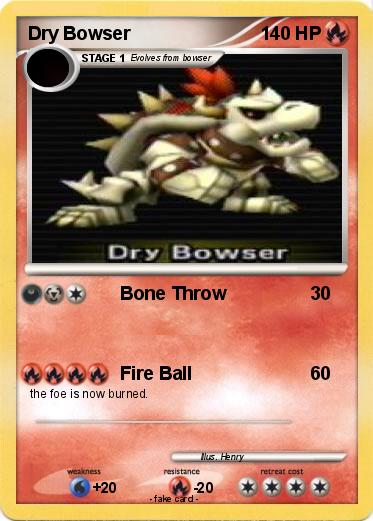 Pokemon Dry Bowser