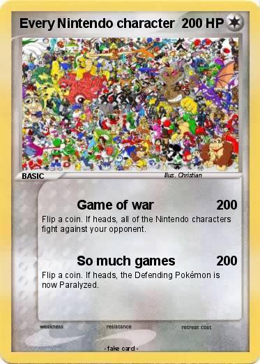 Pokemon Every Nintendo character