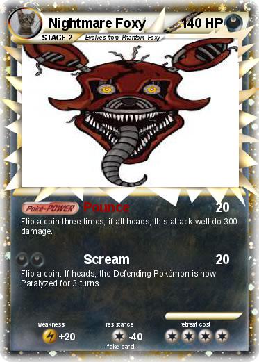 Pokemon Nightmare Foxy