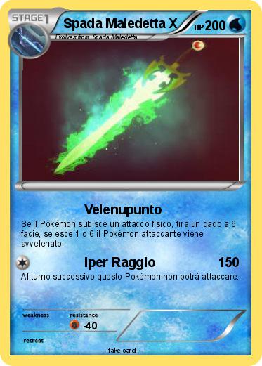 Pokemon Spada Maledetta X