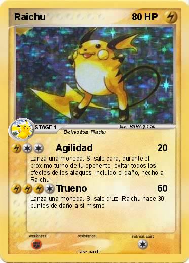 Pokemon Raichu