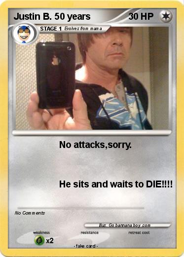 Pokemon Justin B. 50 years