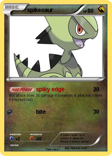 Pokemon spikeoaur