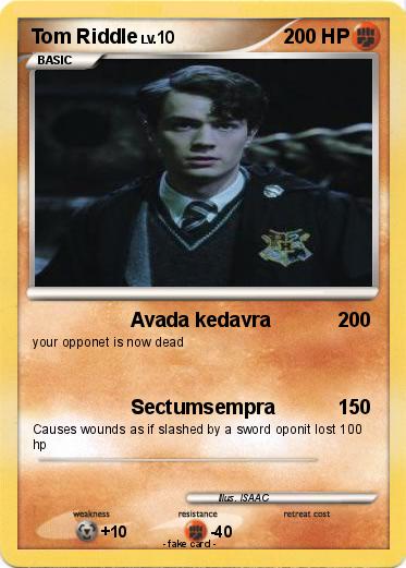 Pokemon Tom Riddle