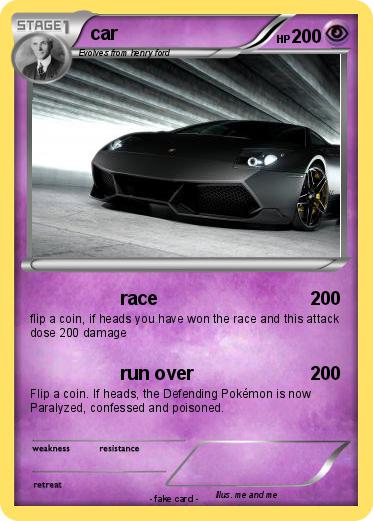 Pokemon car