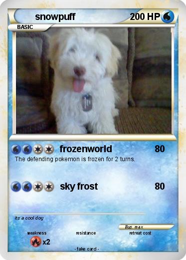 Pokemon snowpuff