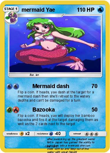Pokemon mermaid Yae