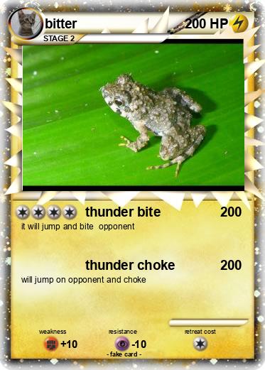 Pokemon bitter