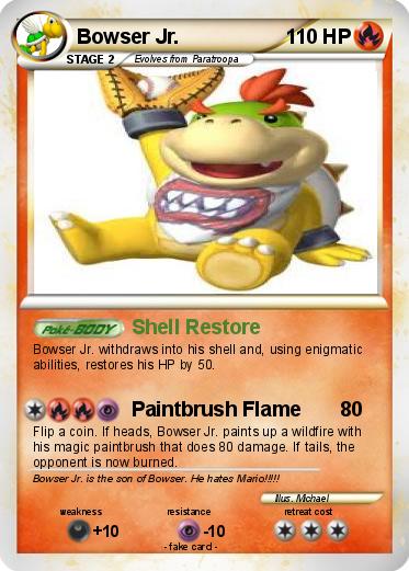Pokemon Bowser Jr.