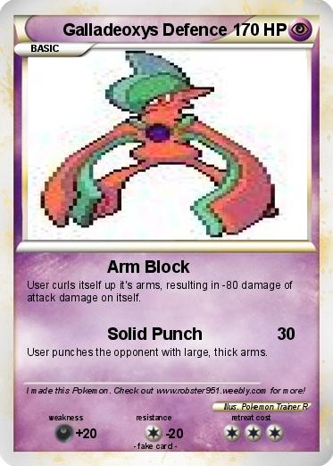 Pokemon Galladeoxys Defence