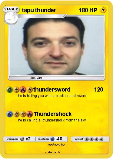 Pokemon tapu thunder