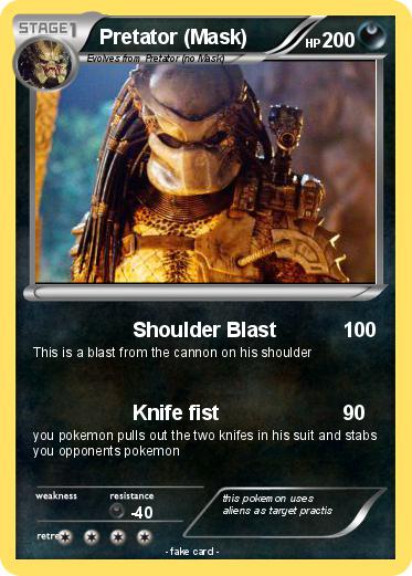 Pokemon Pretator (Mask)